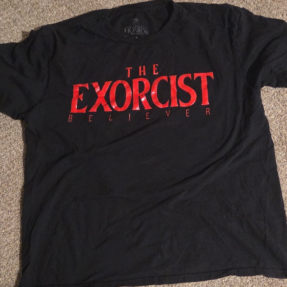 Universal Studios Halloween Horror Nights HHN 2023 Exorcist Believer T-Shirt L