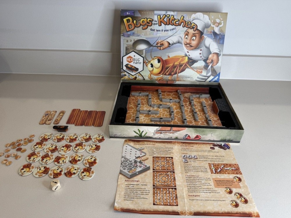 Bugs In the Kithen Board Game Fun Activity Time For Family Holiday Gift Games
