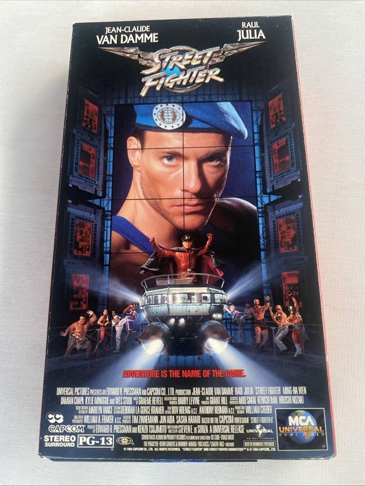 Street Fighter (VHS, 1995) Jean-Claude Van Damme.