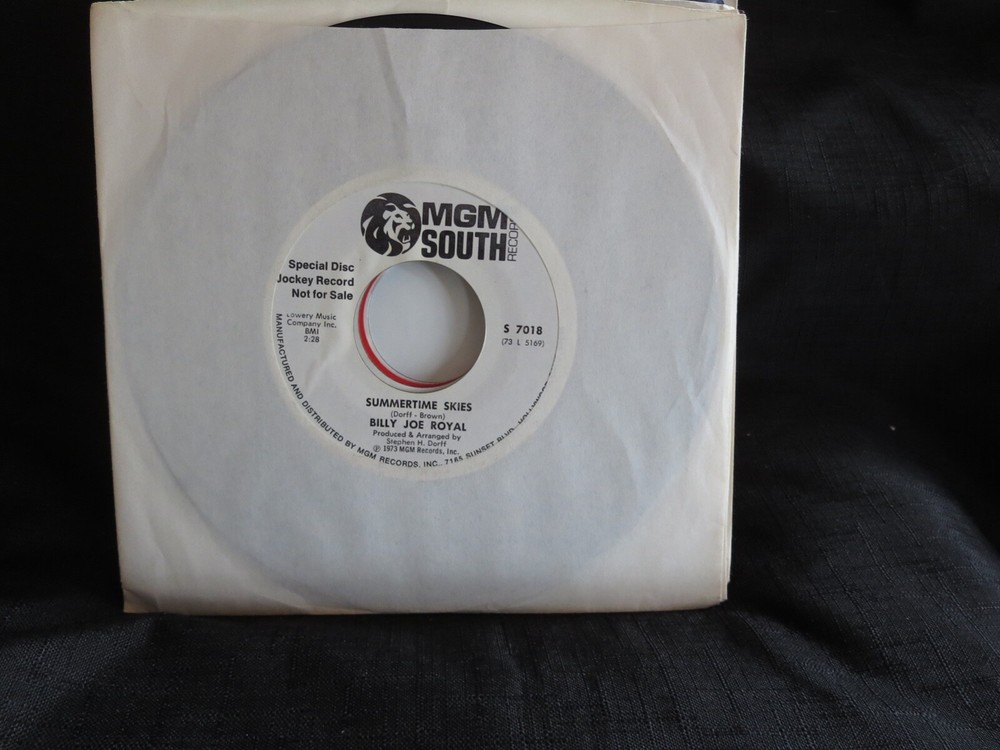 Billy Joe Royal – Look What I Found PROMO Unplayed Old Stock