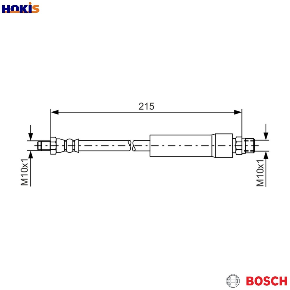 BRAKE HOSE 1 987 476 142 FOR AUDI 100/5000 200 V8 A4/S4 A6/S6 90 80 COUPE 2.0L