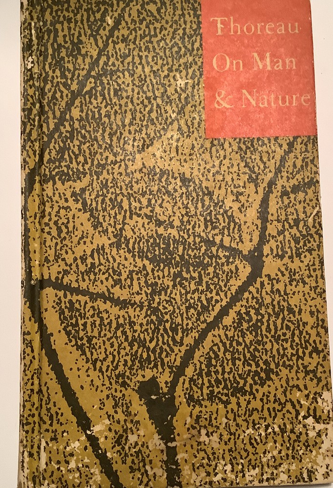 On Man & Nature by Henry D. Thoreau 1960 Peter Pauper Press 1st Ed Hardcover