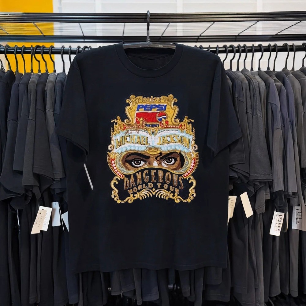 MICHAEL JACKSON 'Dangerous world tour' T-Shirt S-5XL