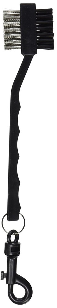 Jef World of Golf 2 Way Cleaning Brush in Black