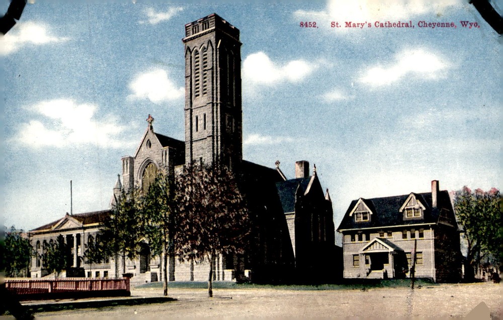St. Mary's Cathedral, Cheyenne, Wyoming Postcard