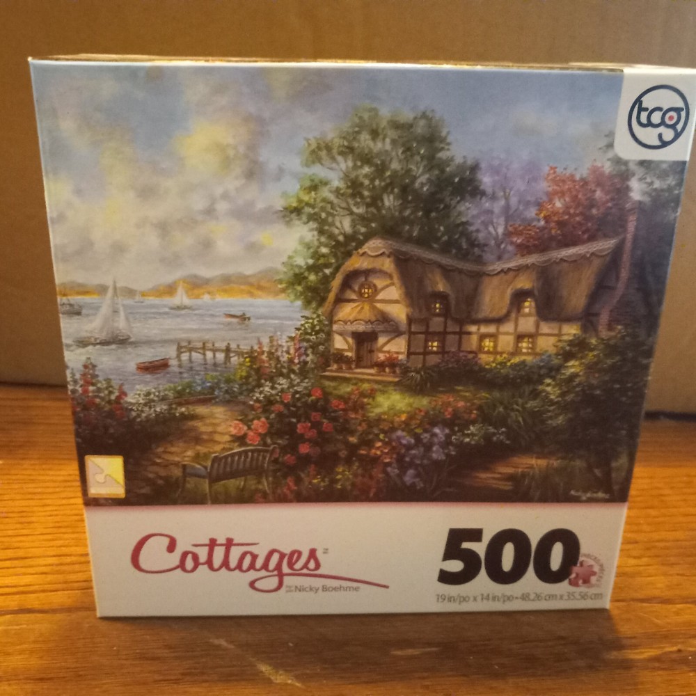 Nicky Boehme Seacove Cottages 500  Jigsaw Puzzle TCG
