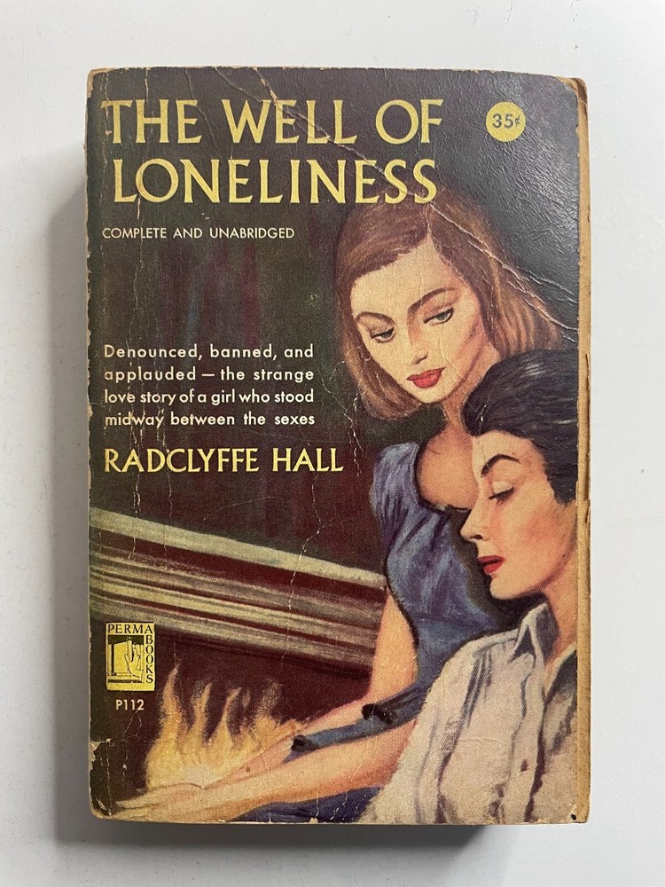 The Well of Loneliness (1951) Radclyffe Hall, vintage paperback, lesbian, LGBTQ