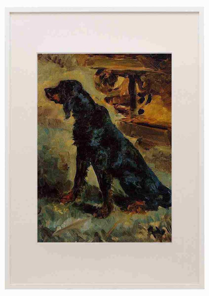 Toulouse Lautrec Dun A Gordon Setter Belonging To Comte Alphonse De Toulouse La