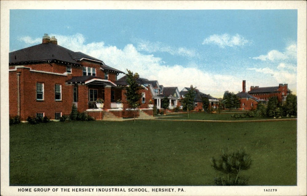Hershey Pennsylvania Industrial School ~ 1920s vintage postcard