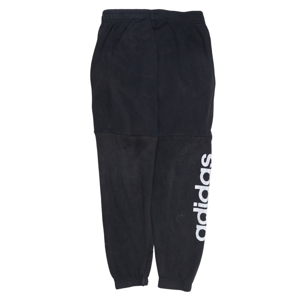 Adidas Mens Joggers Black Essentials Nylon Blend Elastic Waist Cuffed Track M