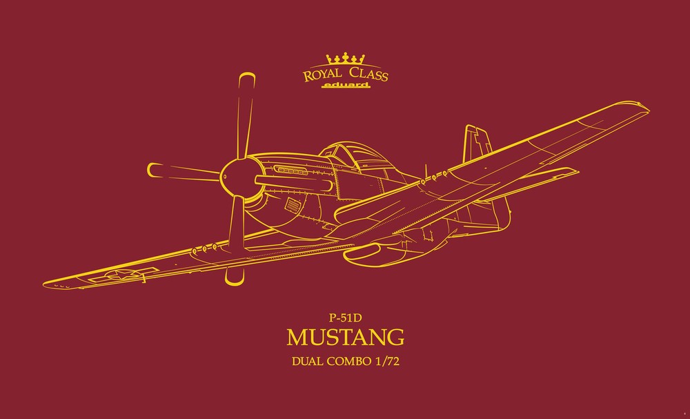 Eduard R0021 P-51D Mustang Royal Class 'Dual Combo' 1/72 Scale Model Kits