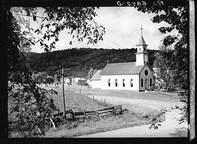 Lowell,Vermont,VT,Orleans County,Farm Security Administration,August 1936,FSA