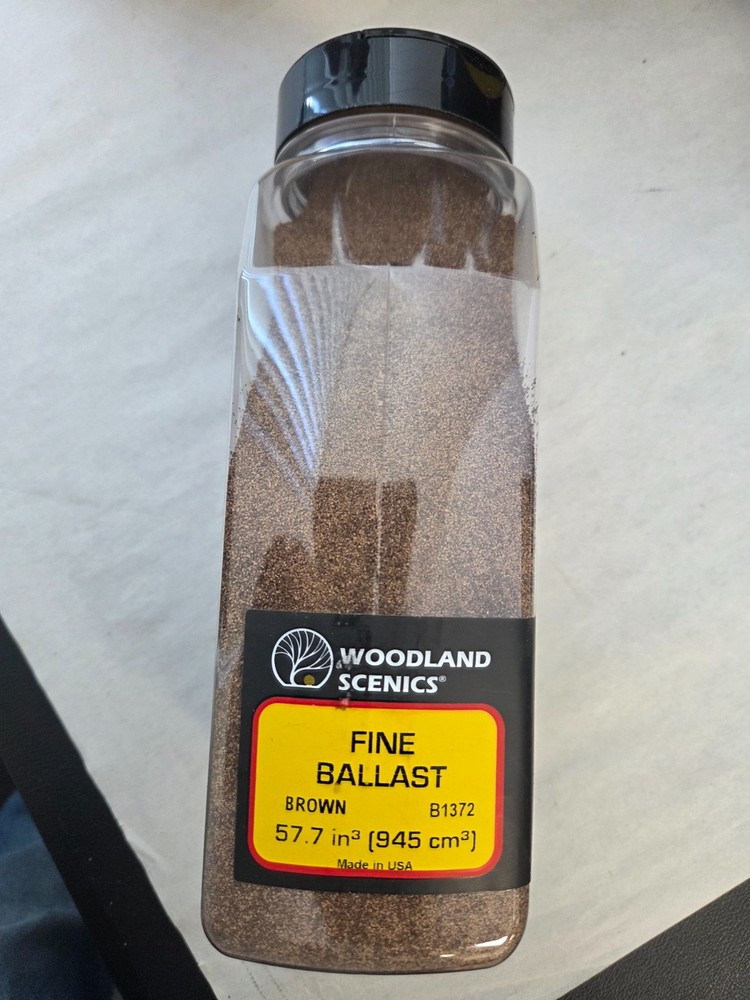 Woodland Scenics B1372 Fine Ballast, Brown, 57.7 Cu. In.