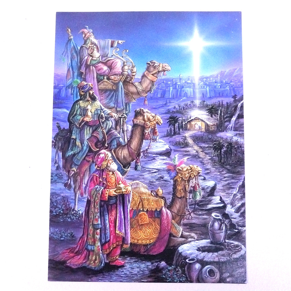 National Geographic Christmas Card Sample Advertisement - Holy Night A304