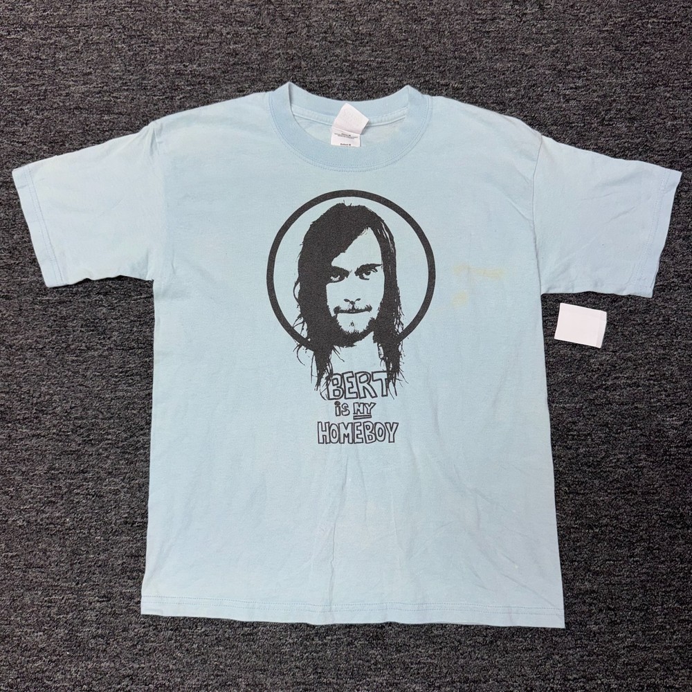Vintage The Used Bert is My Homeboy Band T-Shirt Sz YM / S Gildan Blue
