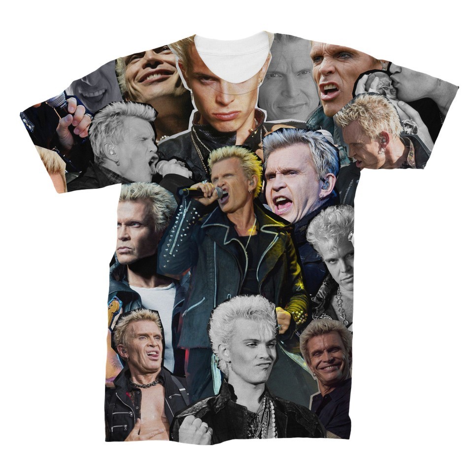 Billy Idol Photo Music GIft funny 3D T-Shirt