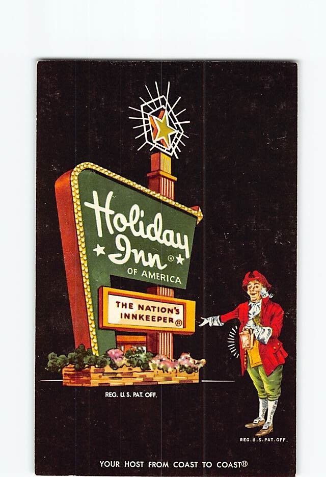 Postcard Holiday Inn Oakland California USA North America