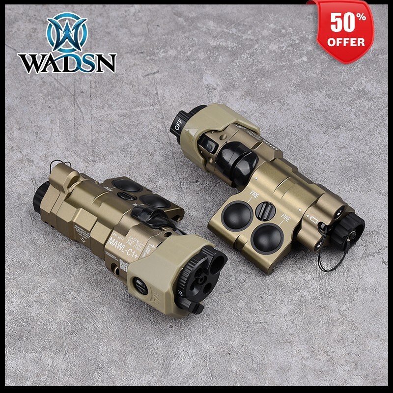 2025 New MAWL C1+Red Green Blue IR Laser Sight White LED Strobe Flashlight