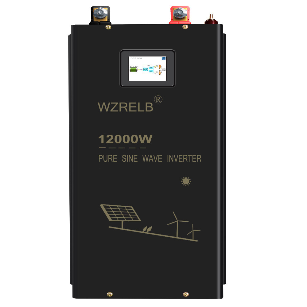 12000W Pure Sine Wave Inverter Split Phase 24V to 120V 240V Car Truck RV Solar