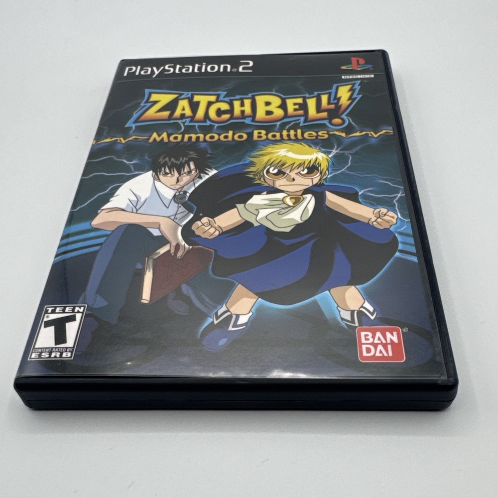 Zatch Bell Mamodo Battles Sony PS2 COMPLETE CIB W/ Reg Card + Collector card