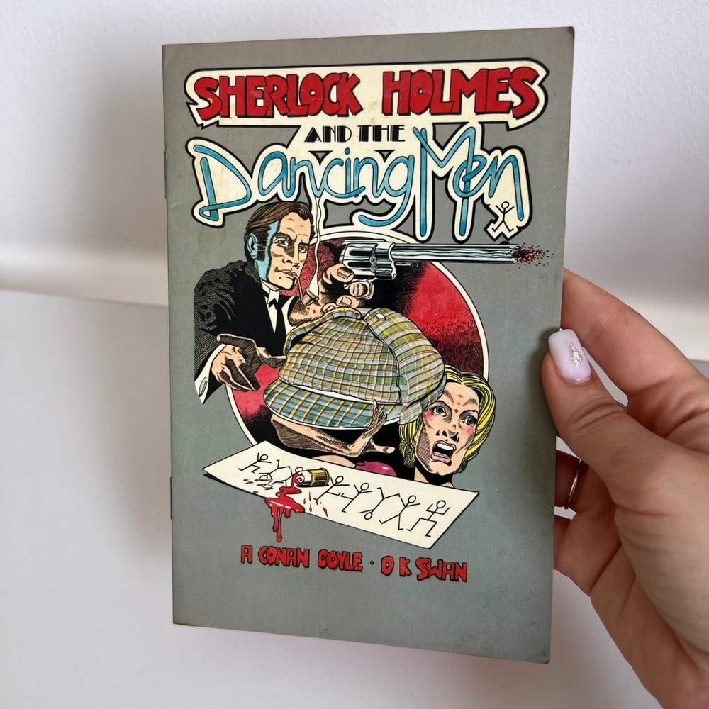 Sherlock Holmes Dancing Men 1978 Vintage Comic Book Conan Doyle Longman Readers