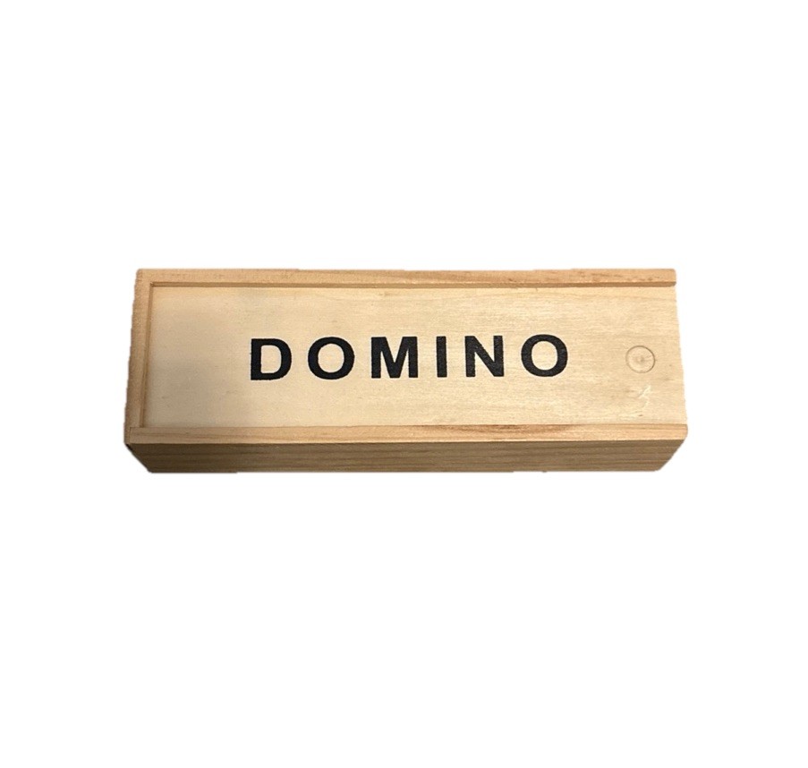 Game Set Dominoes Vintage Dominos For Adults With Wooden Sliding Lid Case