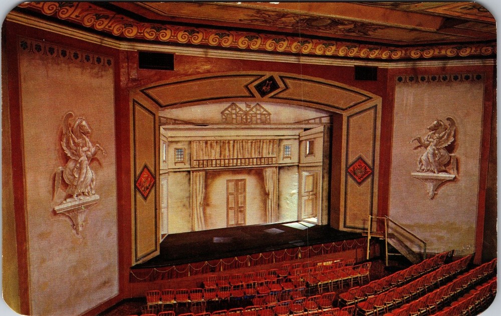 Central City CO-Colorado, Interior Famous Opera House, Vintage Postcard