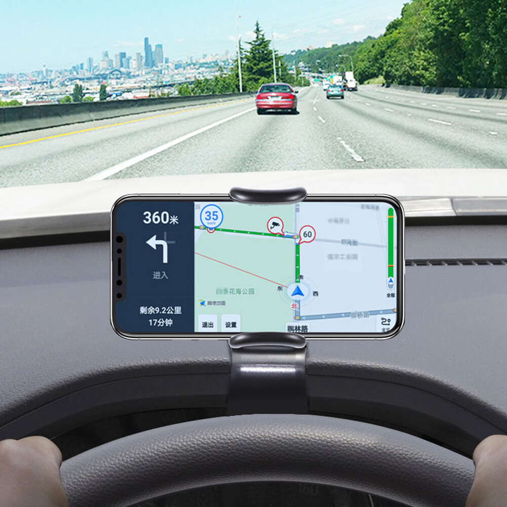 Car Dashboard Holder Mount Clip Black Accessories For Cell Phone GPS