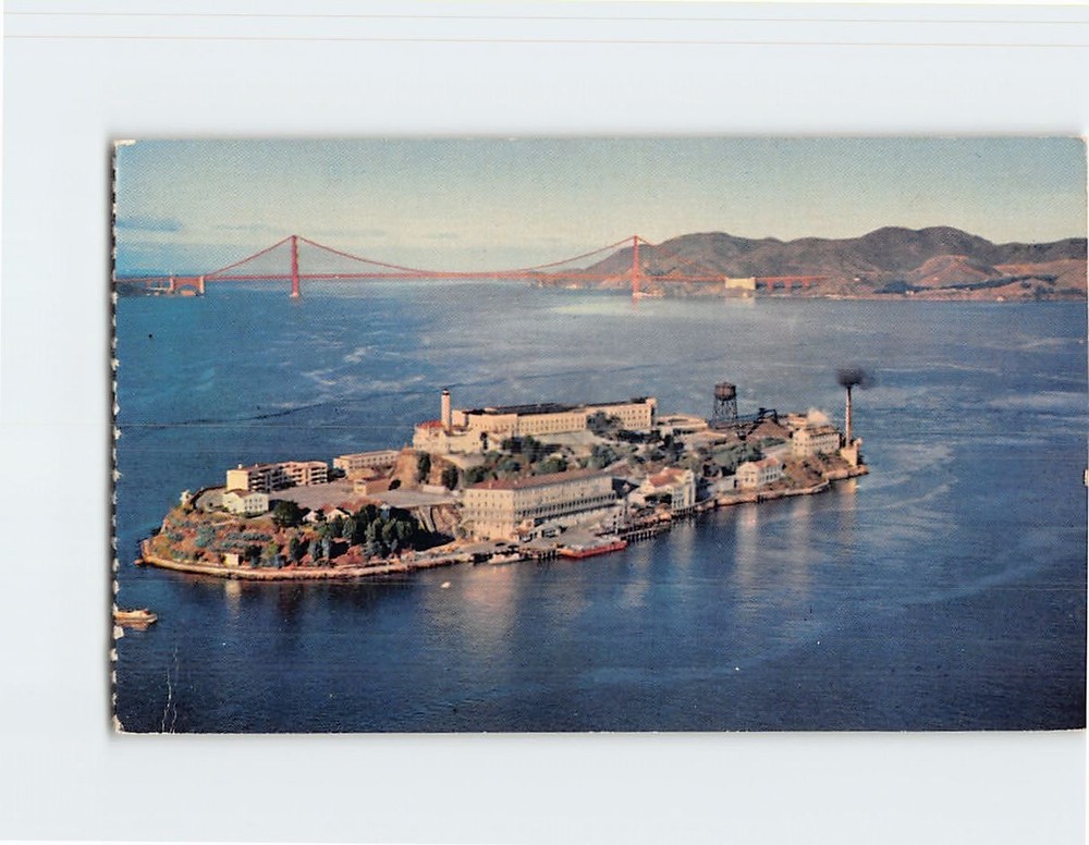 Postcard Alcatraz Island San Francisco California USA