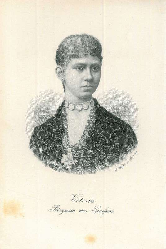 Portrait of Viktoria, Princess of Prussia