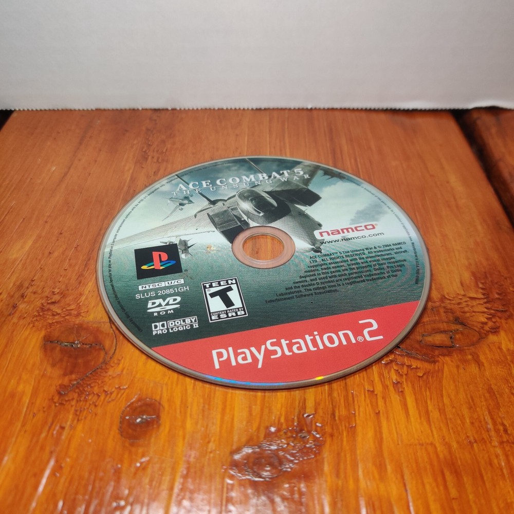 Ace Combat 5 The Unsung War PS2 2004 Tested CD Only-image