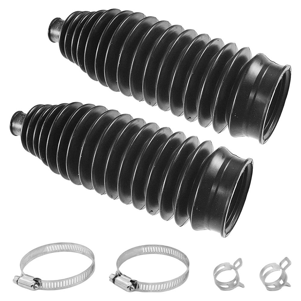 2pc For Toyota Steering Rack & Pinion Tie Rod Boot Replace 4553502020 4553506030