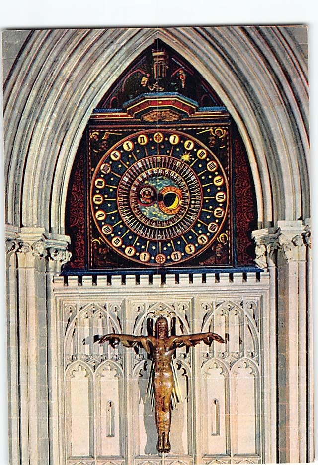 Postcard Interior Wells Cathedral Somerset England