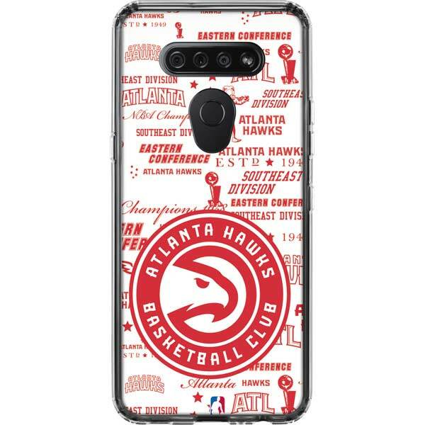NBA Atlanta Hawks LG K51/Q51 Clear Case - Atlanta Hawks Blast