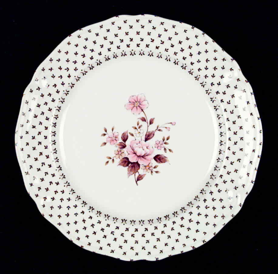 Nikko Calico Prints Brown Salad Plate 2349011