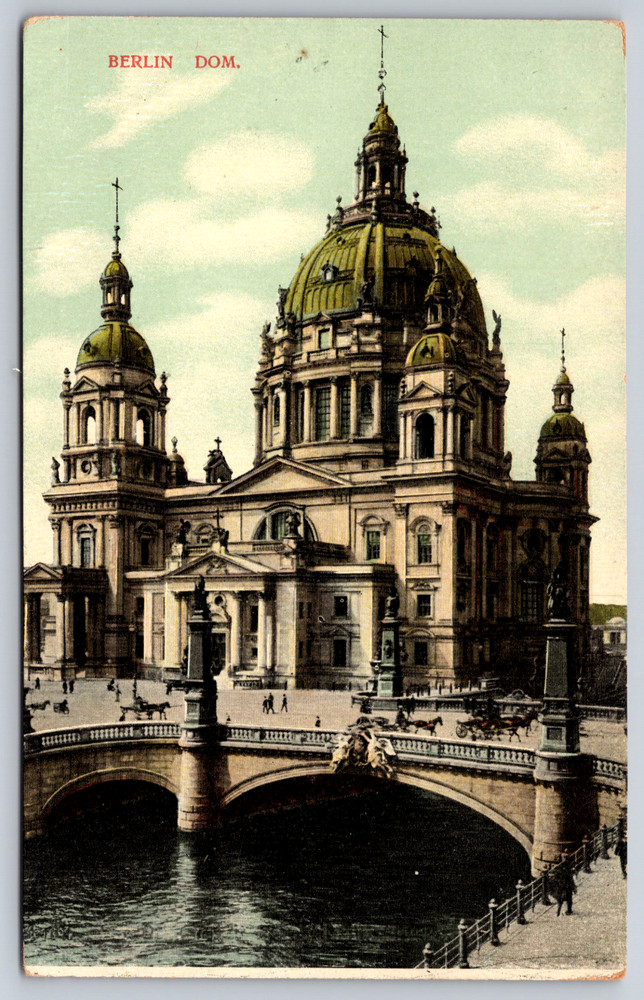 Postcard Berlin Dom Cathedral Germany