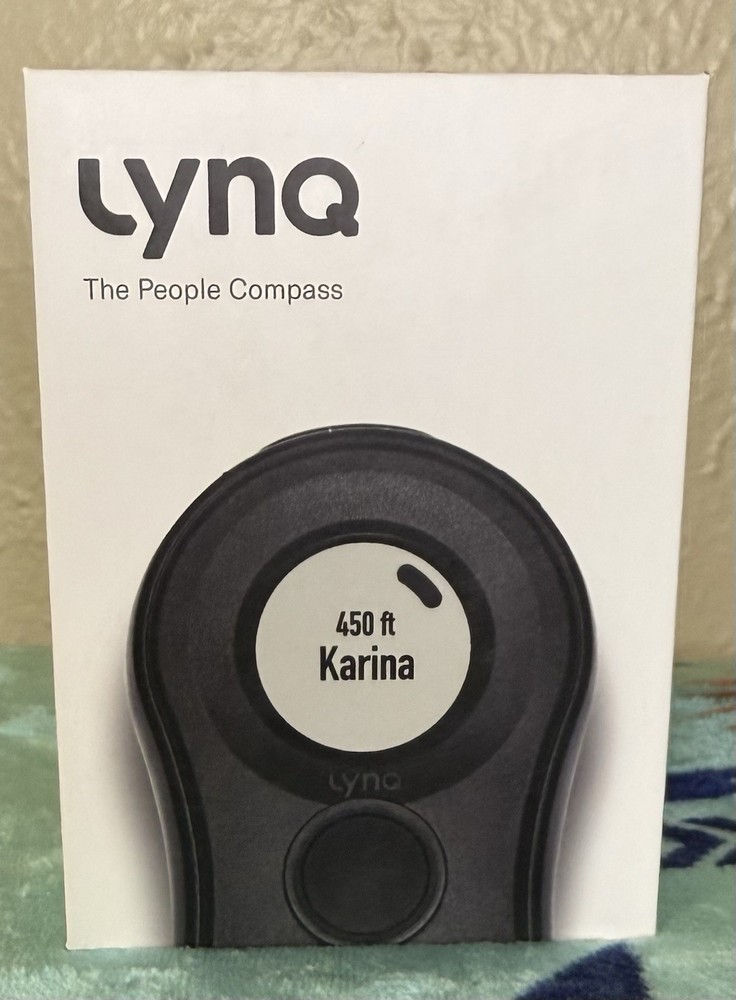LynQ Smart GPS Tracker Compass People Finder Green Opened Box New