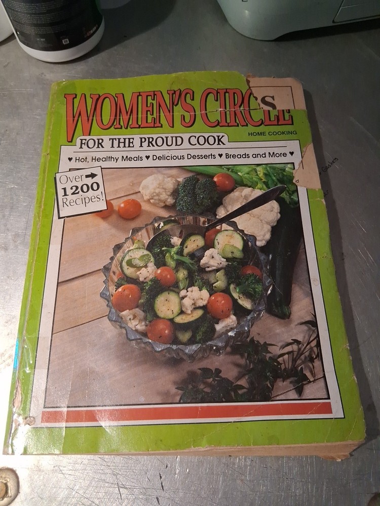 Women's Circle For The Proud Cook Cookbook 1200 Recipes Home Cooking Softcover