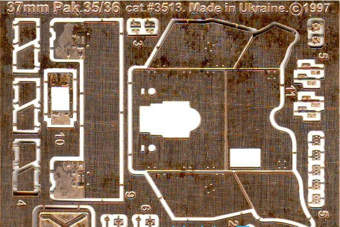 ACE PE3513 - 1/35 - Photo-etched set PAK.35/36 AT gun, for Tamiya kit