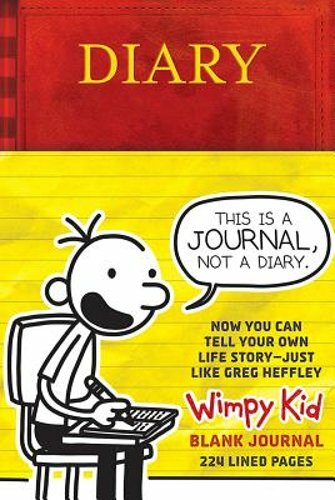 Wimpy Kid Blank Journal by Jeff Kinney Brand New Hardcover