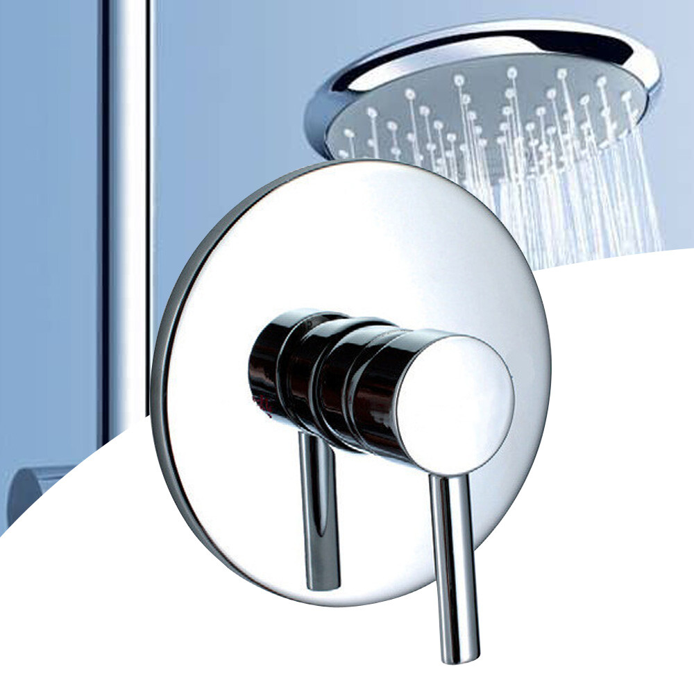 Brass Single Handle Wall Mount Shower Mixer Tap for Hot & Cold Water Control  