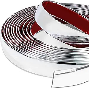 16FT Silver Chrome Trim Molding, 1/2