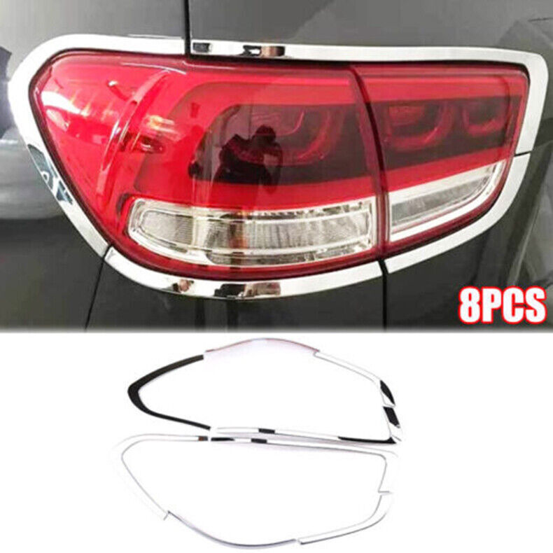 Chrome Tail Light Cover Guard for Kia Sorento Rear Lamp Frame Trim 2016-2020 Model
