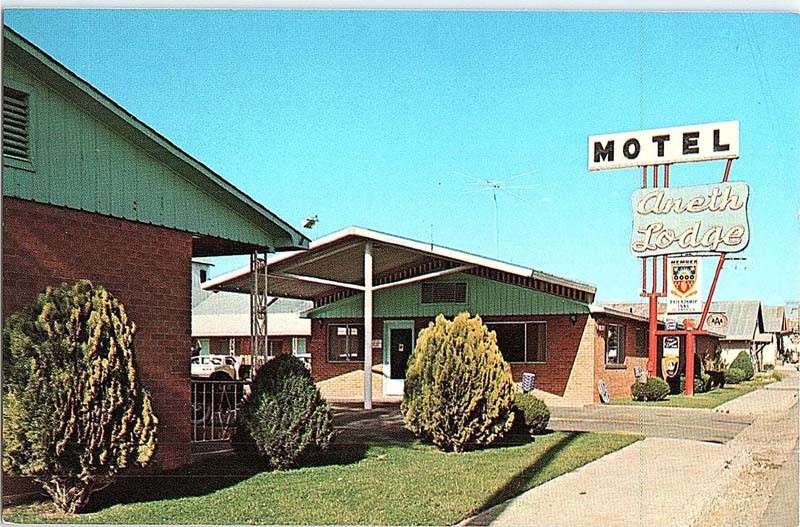 Postcard LODGE SCENE Cortez Colorado CO m/09 AI6811