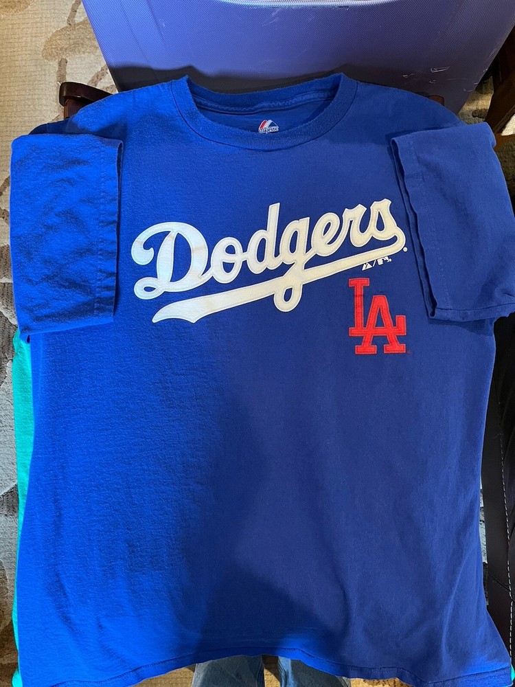 Los Angeles Dodgers - Adult T-Shirt - Size L  - Blue