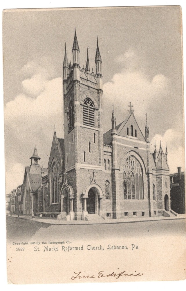 St Marks Reformed Church in Lebanon PA Pre 1908