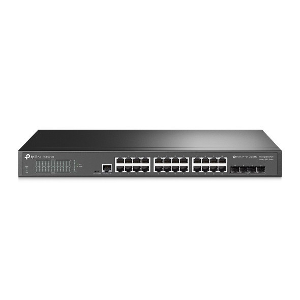 TP-Link TL-SG3428 JetStream24-Port L2 Managed Gigabit Switch with 4 SFP Slots