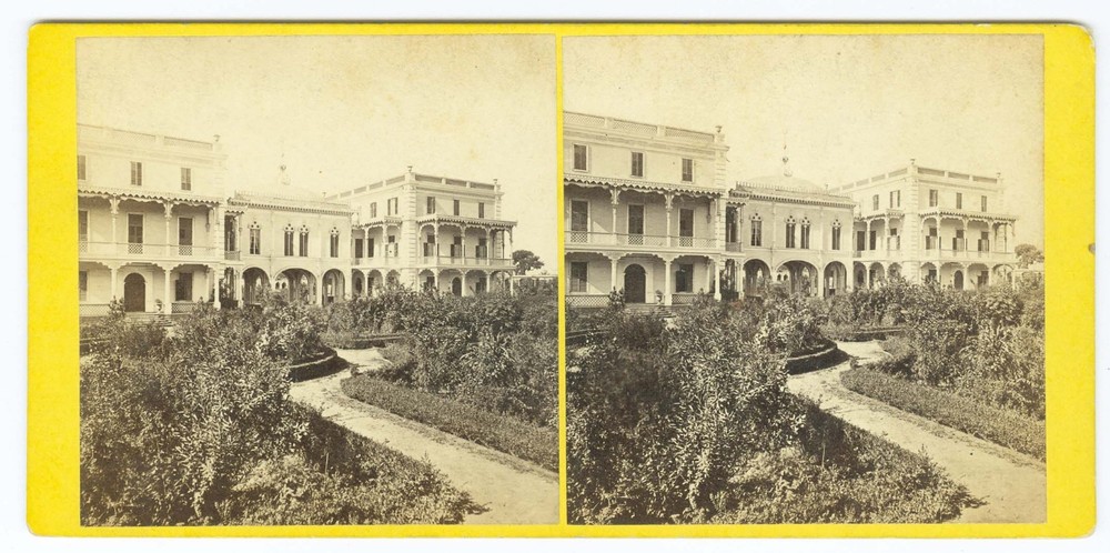 G2378~ FRANK GOOD – EGYPT CAIRO c.1860s Stereoview