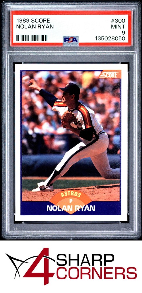 1989 Score #300 Nolan Ryan Astros Hof Psa 9Expert eBay listing since 2003:Consign your best today!