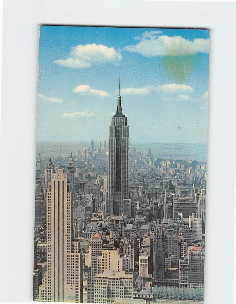 Postcard Empire State Building NYC New York USA North America